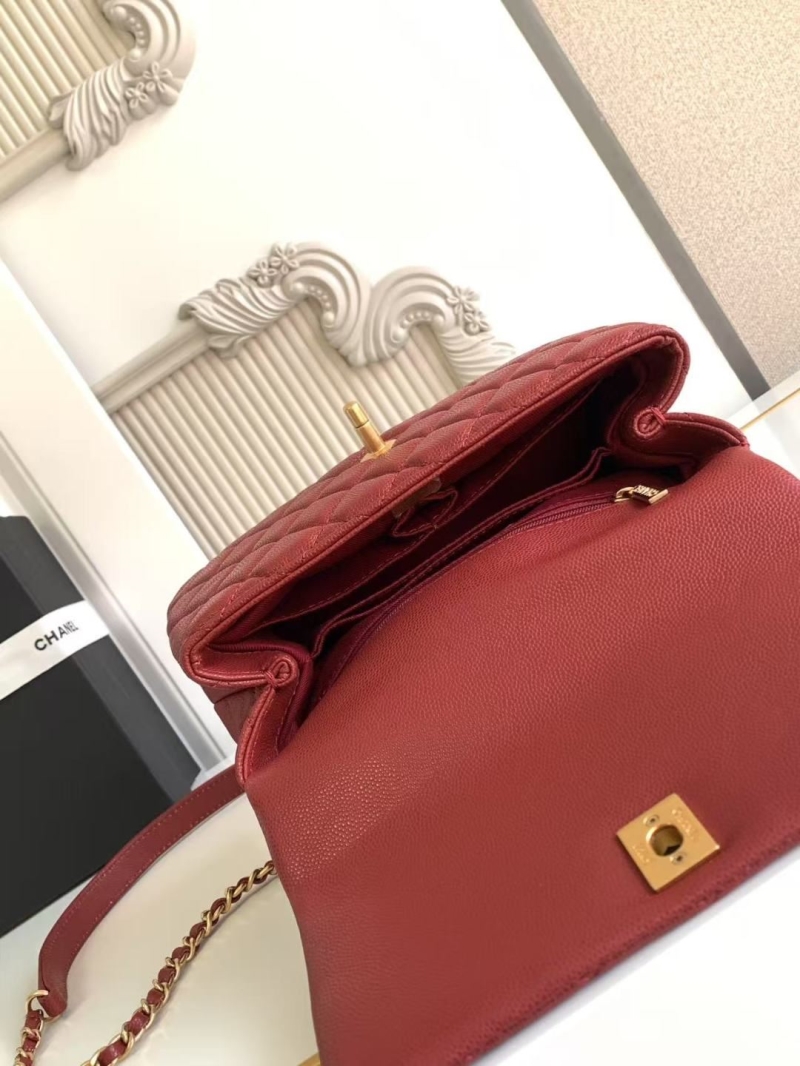 Ch**el top handle bags